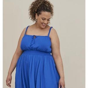 Torrid - MINI GAUZE SMOCKED WAIST DRESS